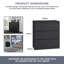 70 cm W Chest of 3 Drawers-1349160702
