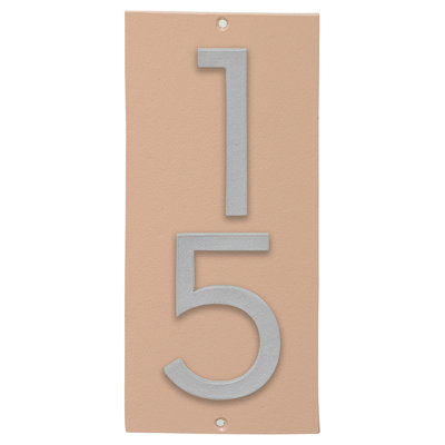 Floating 1-Line Wall Address Plaque
