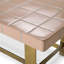 Coffee Table Adrian Antique Brass Finish