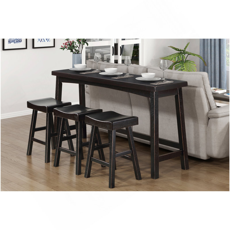 Ensemble de 4 tabourets à hauteur de comptoir, table et tabouret de comptoir