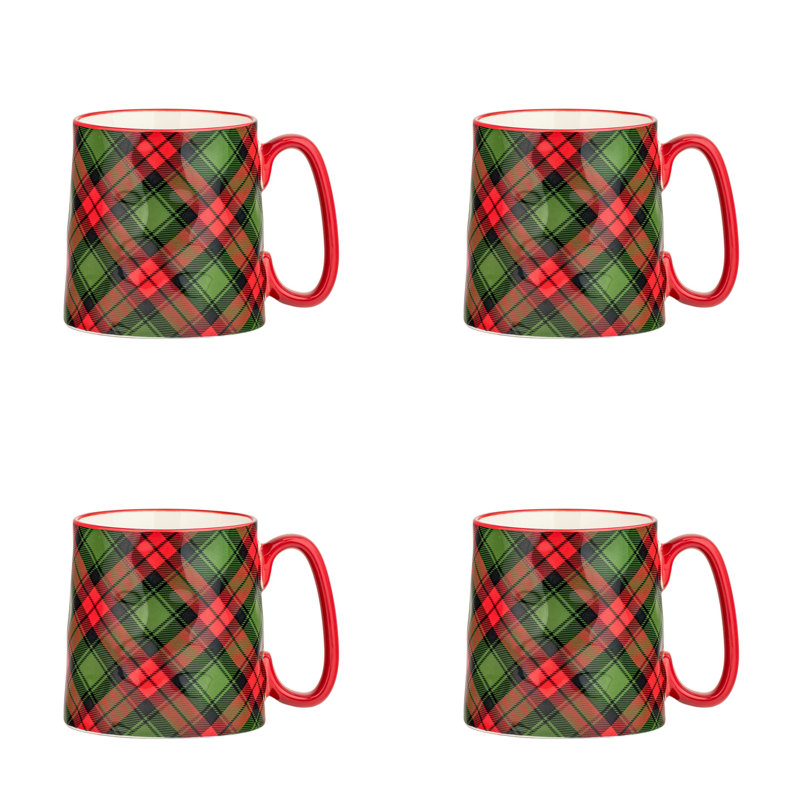 10 grandes tasses de Noël écossaises Street
