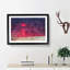 Burning Clouds Painting - Single Picture Frame Print on MDF-56634638-56634637