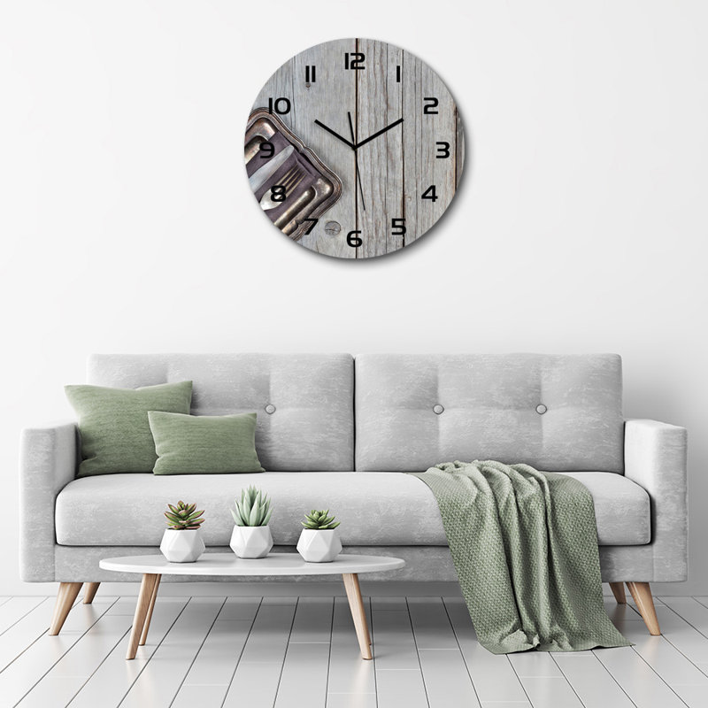 Jnyia Glass Wall Clock