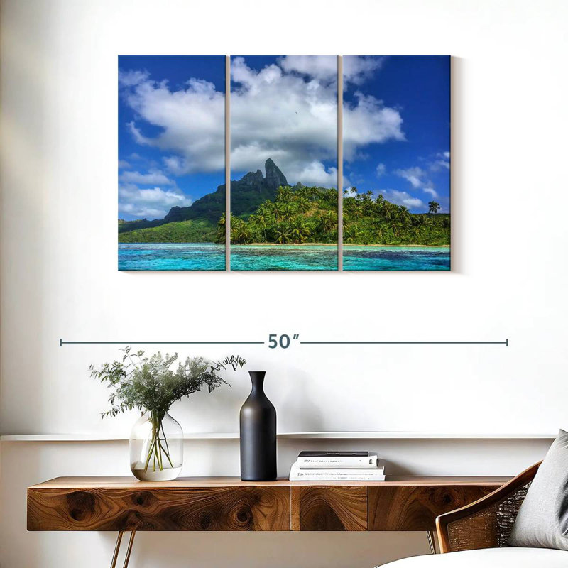 Gillard Stunning Bora Bora Island, 24" H x 38" W