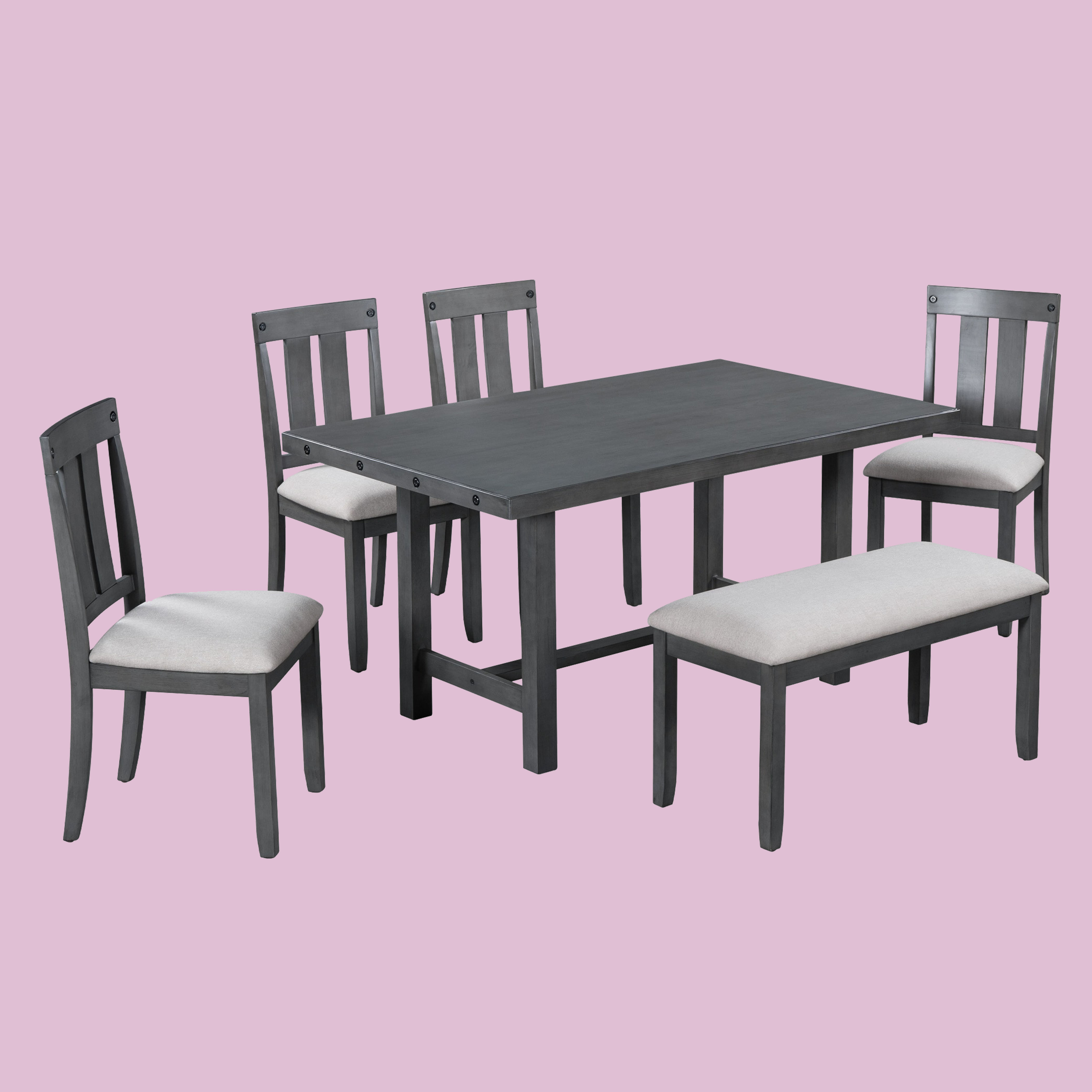 Red Barrel Studio® 6 Piece Dining Set Wayfair