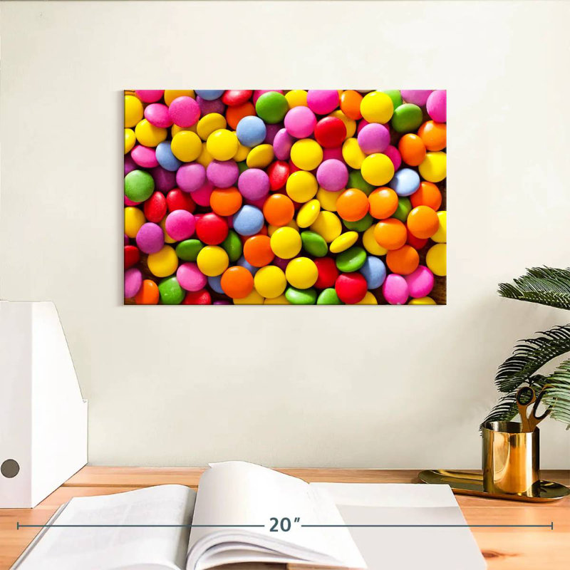 Bonbons colorés Yarlin, H 8 po x l 12 po