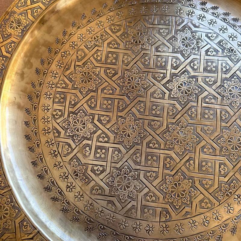 Brintney Brass Tray