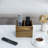 Acacia Wood Remote Control Holder
