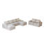 Canapé modulaire avec méridienne Corduroy Cloud-1620914131
