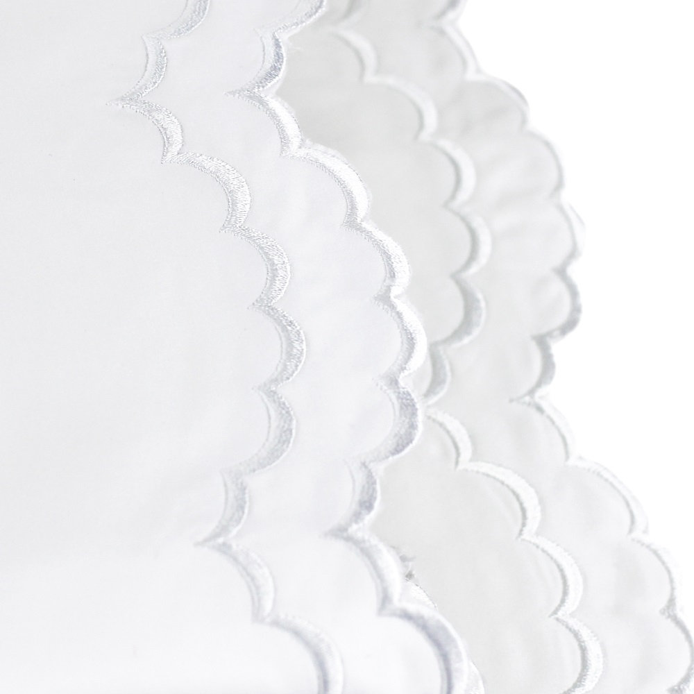 Bartlow Pima Cotton Pillowcase, White, Standard Pillowcase