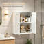 Élégante armoire murale, armoire murale, armoire murale à tablette réglable, unité de rangement murale polyvalente
