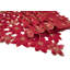 Récapitulatif de nappe 20" fêtes poinsettia brodée