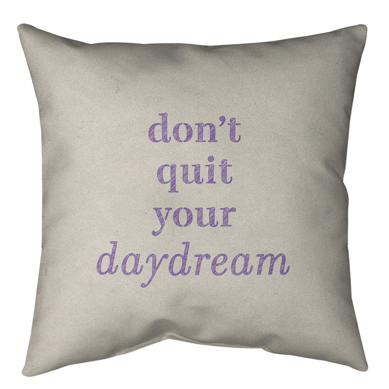 Coussin de sol, 36 po x 36 po, Blanc / Mauve