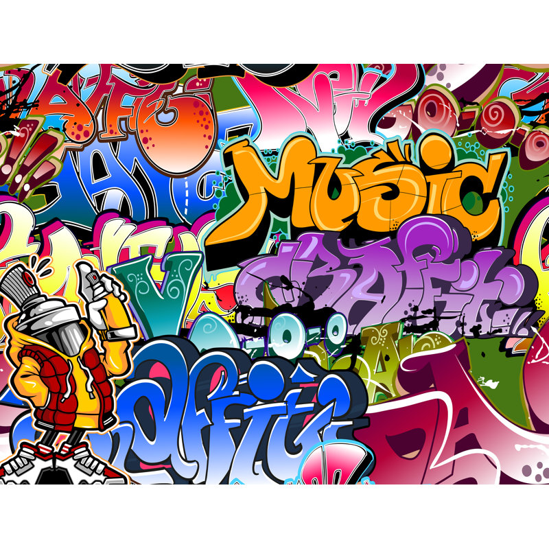 6 Piece 3.05m x 2.4m Matte Wall Mural