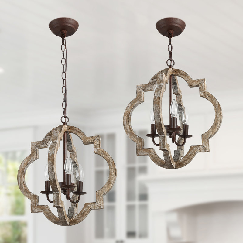 Lustre géométrique unique à 3 lumières Ameriga