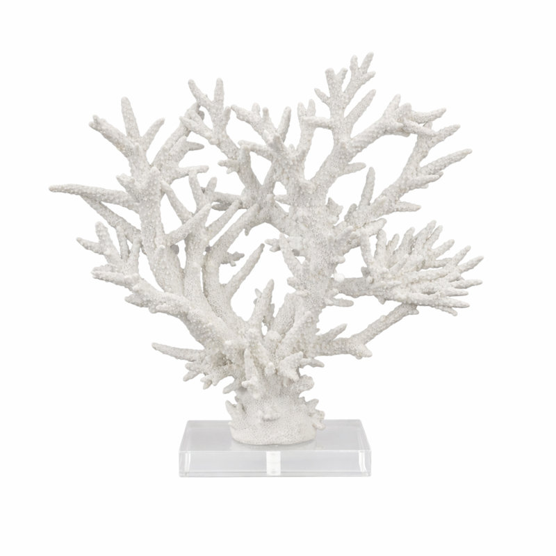 Sculpture corail Seabloom sur base acrylique