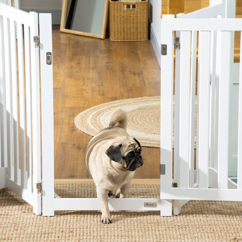 Barrière pour animaux pliable et autoportante