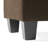Upholstered Ottoman, Chocolate-1166749383