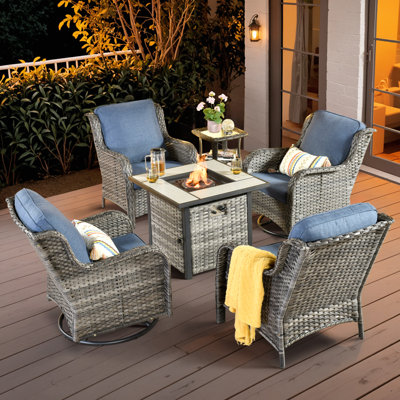 Tommy 6 Piece Multiple Chairs Seating Group