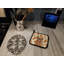 Paire de supports à casseroles rouges rouge Brussels Griffon Heirloom