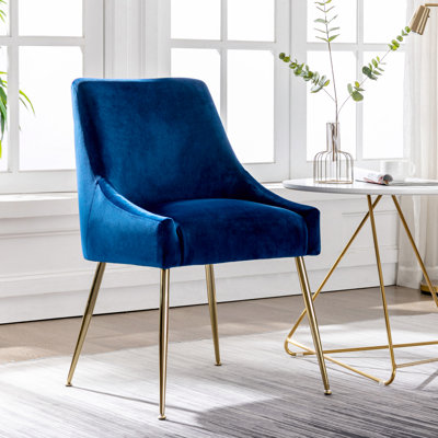 Koblas Velvet Accent Chair