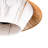 3-Light Natural Rattan Semi Flush Mount Light