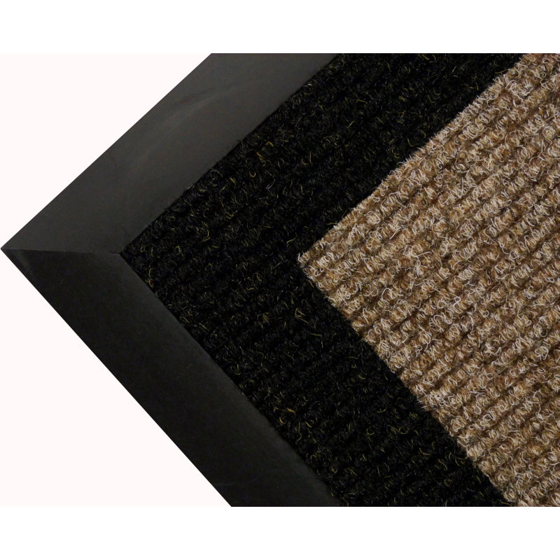 Tapis d'extérieur antidérapant Asai, Taupe, Q, l 24 po x L 36 po