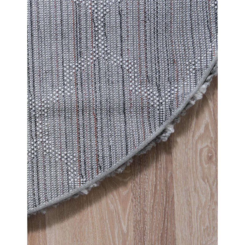 Abdirizak Geometric Indoor Rug, Round 8'