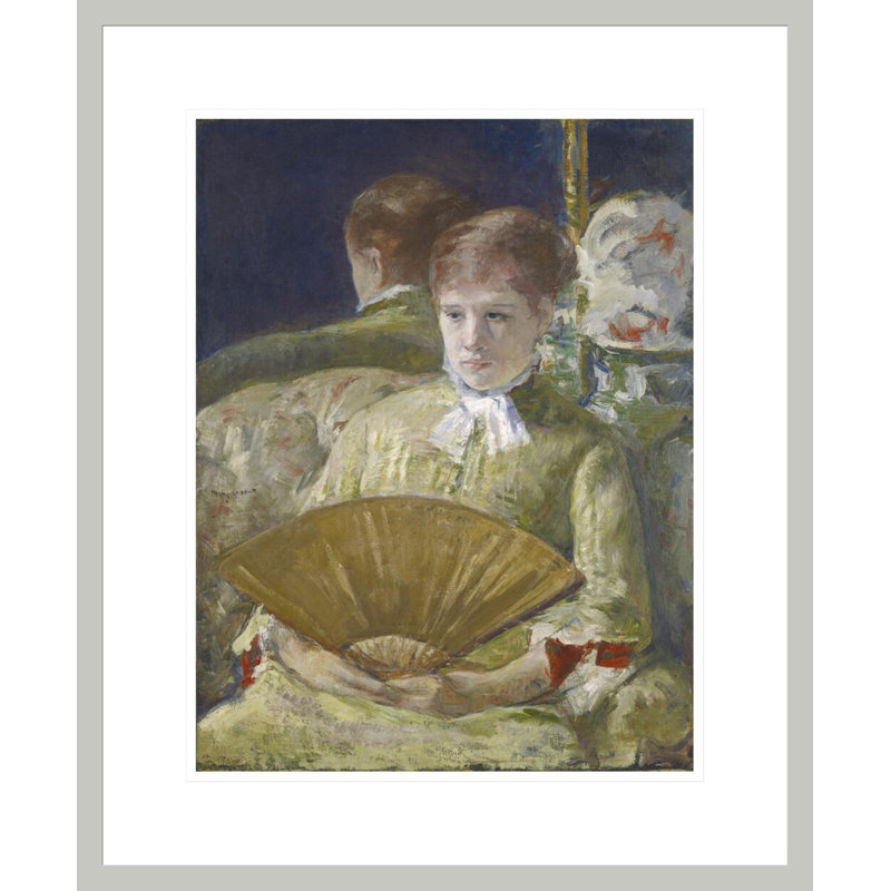 «Miss Mary Ellison» par Mary Cassatt, impression giclée encadrée, H 21,49 po x l 17,75 po