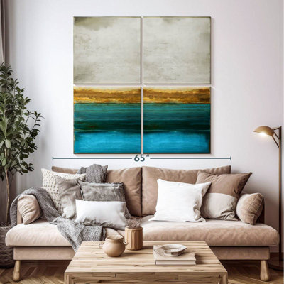 Gold On Turquoise