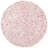 Fish Scale Pattern Brio 14 Inch Round Accent Tables, Stylish Dark Pink End Table for Any Room Décor