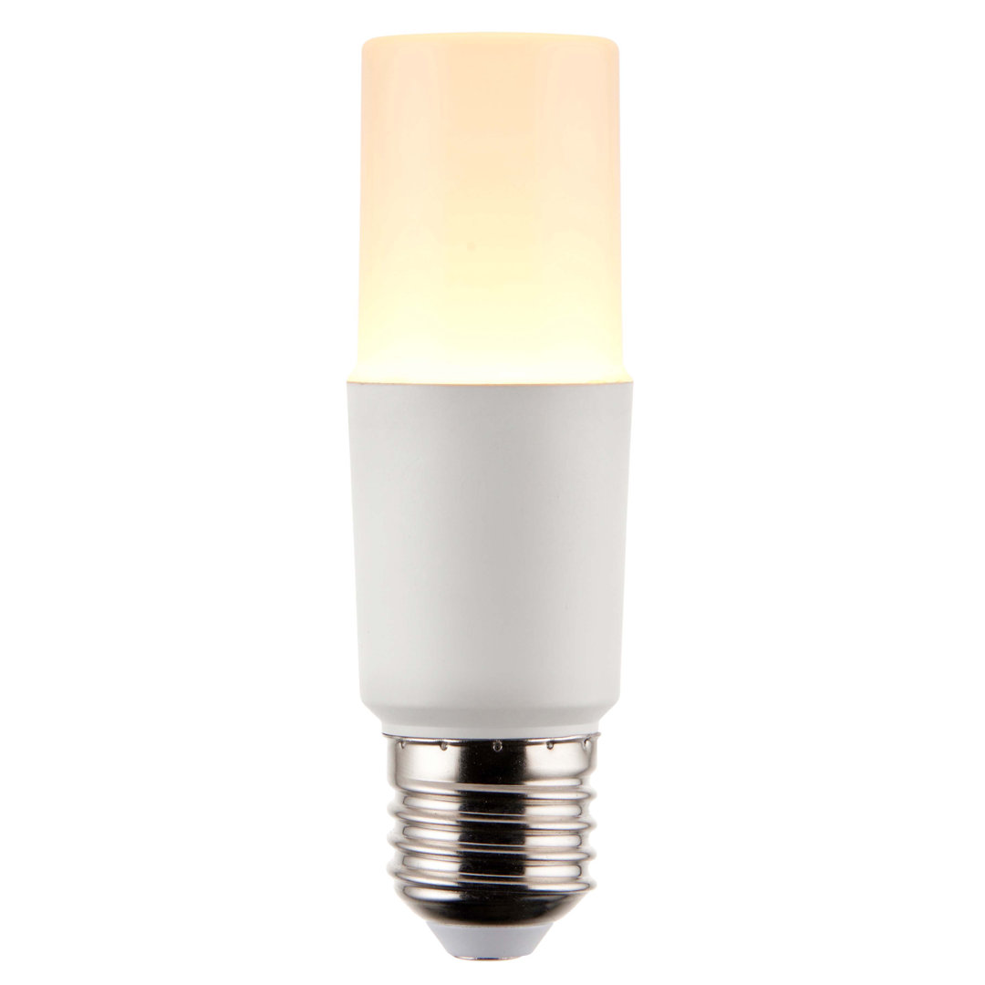 8W E27 ES Stick LED Non-Dimmable Bulb - 800lm 4000K Cool White