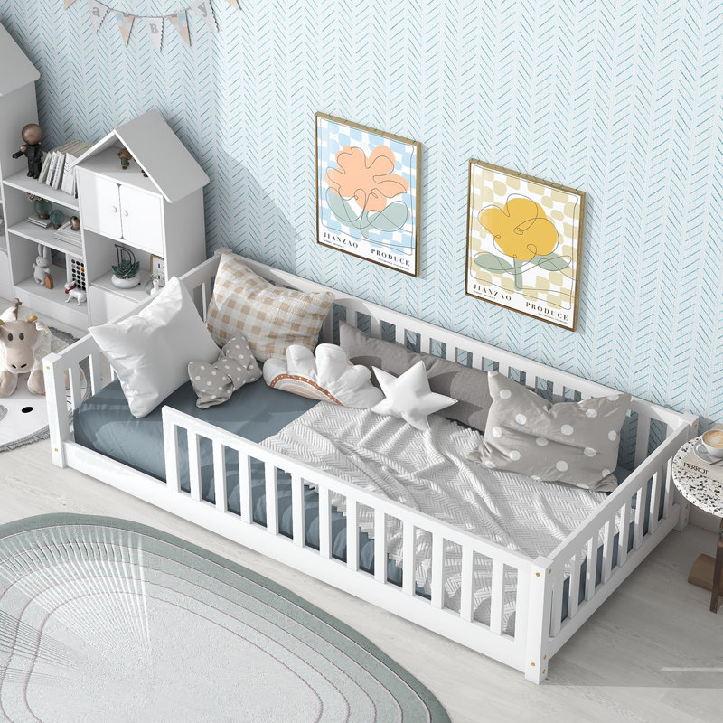 Cabra Kids Twin Toddler Beds, White