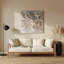 Art mural gris Biomorphic Abstraction 51-1052255482