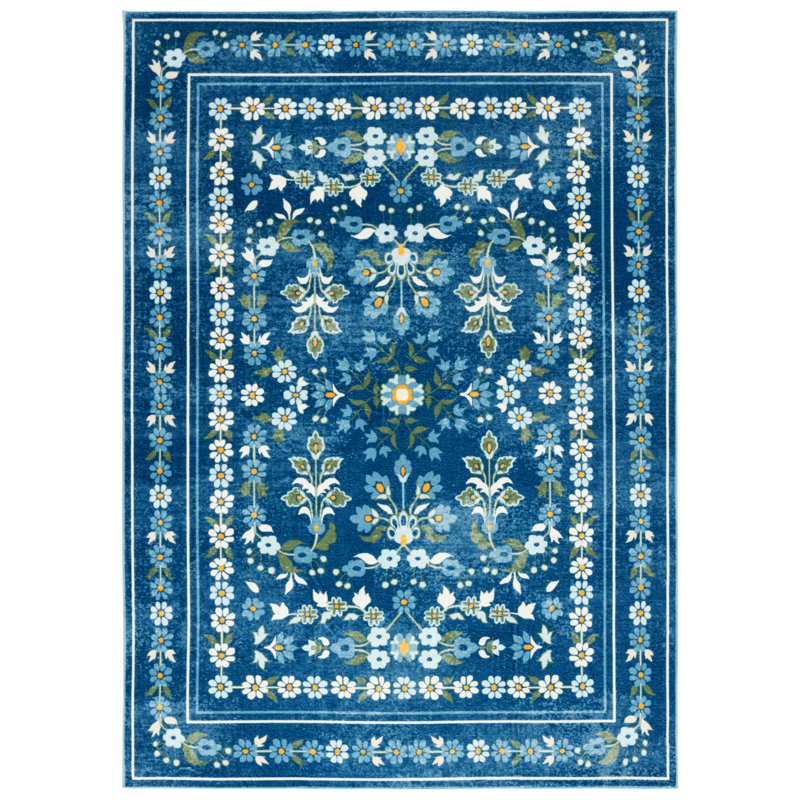 Tapis floral lavable à la machine MSRW 179 Performance, Rectangle 4pi x 6 pi