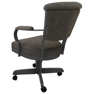 Chaise pivotante en métal avec base Pitt