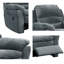 Fauteuil inclinable rembourré en polyester électrique-1679907414