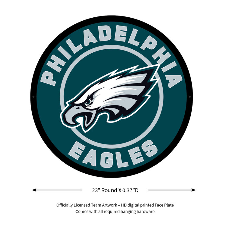 Evergreen Enterprises NFL Round LED Wall Light ,Eagles