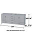 Sheffield 79" Double Bathroom Vanity Base Only-31336914