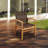 Anautica 4 - Person Solid Wood Patio Dining Set Umbrella Hole Included Round Table-882894023