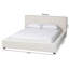 Grand lit plateforme moderne avec boucle large Altamirano Baxton Studio Bardia