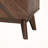 Wisp Wood Shoe Cabinet in Walnut Brown Finished, 38.77'' H X 31.35'' W X 13.51'' D