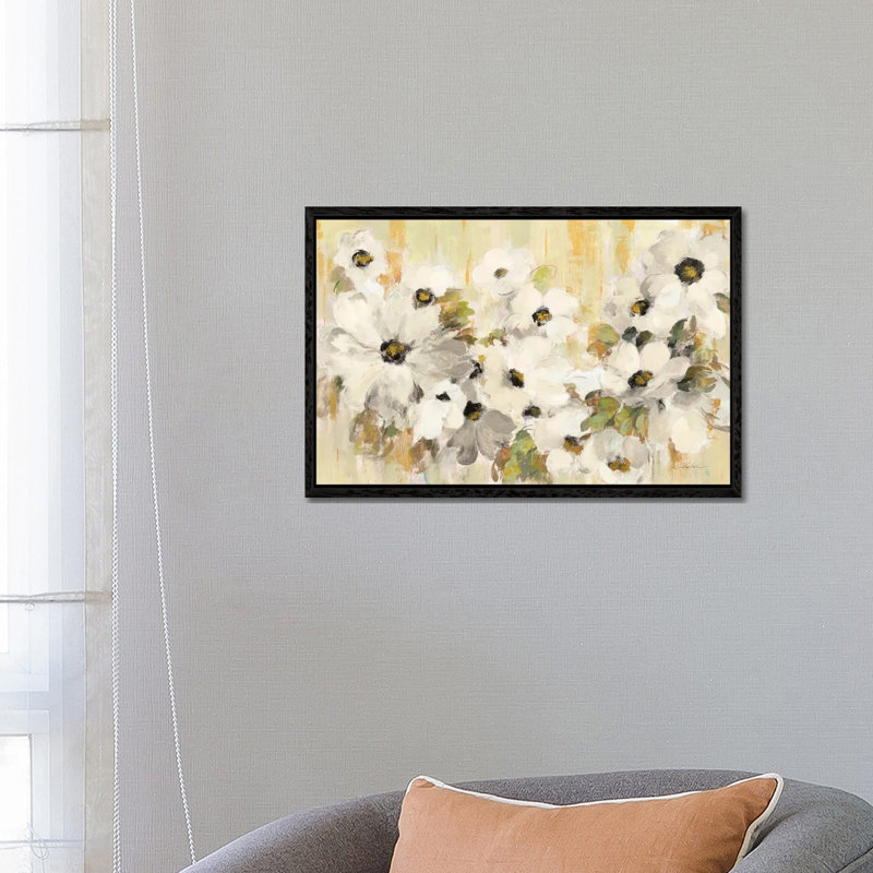 White And Green Bloom Crop by Silvia Vassileva - Gallery-Wrapped Canvas Giclée on Canvas, 66.04 cm H x 45.72 cm W