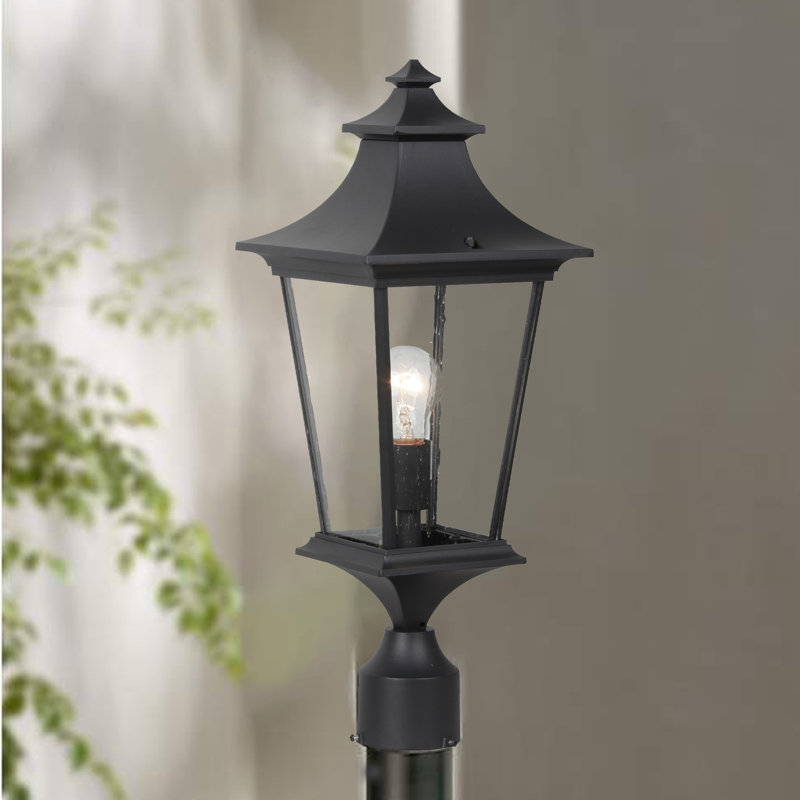 Tête de lanterne câblée à 1 lumière H 21,5 po Pikeville