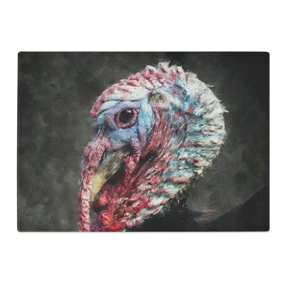Turkey Bird Painting Chopping Board