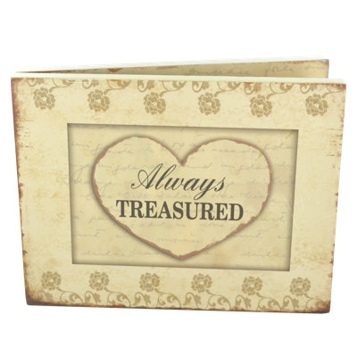 Bethea Beige and Cream Single Picture Frame