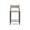 Lomas Outdoor Metal Stool-Bronze-Counter