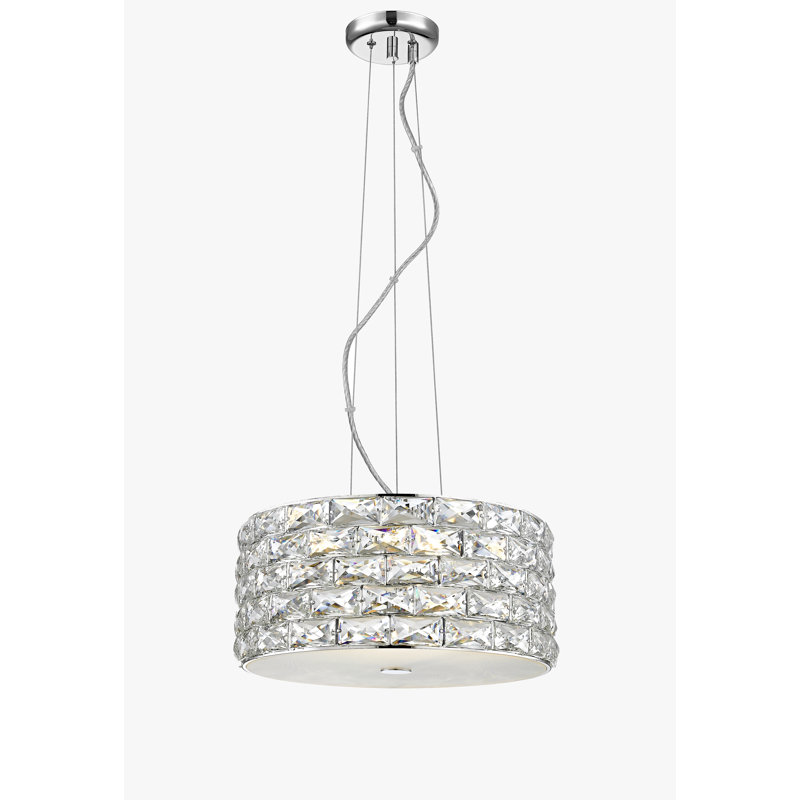 Appley 4 - Light LED Drum Pendant