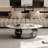 51.2" Modern Faux Marble Oval Coffee Table with Gold Bottom-1794532311-1782988870