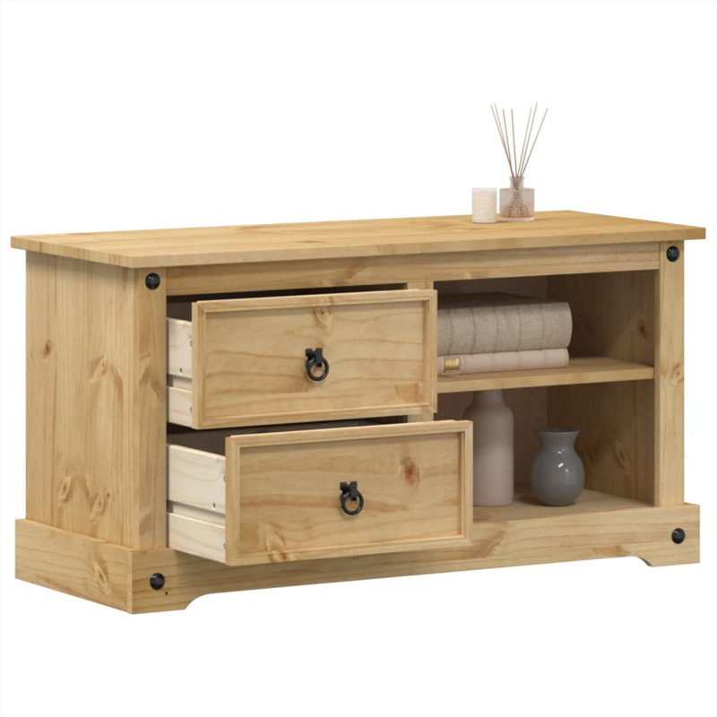 Marlow Home Co. TV Cabinet Corona 100X40x52 Cm Solid Wood Pine